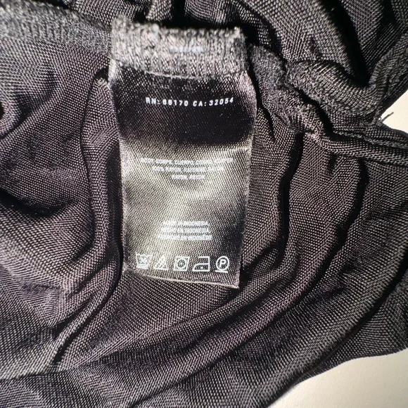 Anthropologie Black Cowl Neck Camisole with Spaghetti Straps - Picture 4 of 6